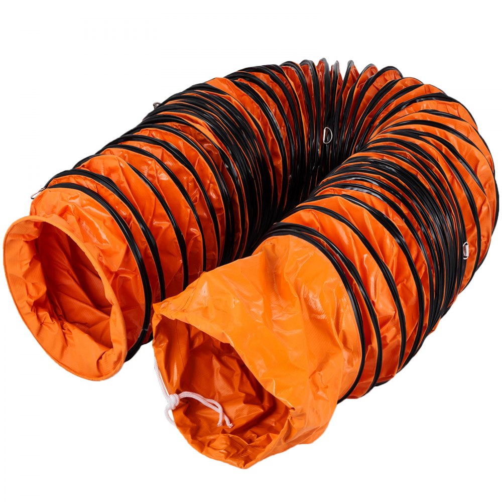 Tubo flexível exaustão 25ft 12 polegadas PVC — foto 1