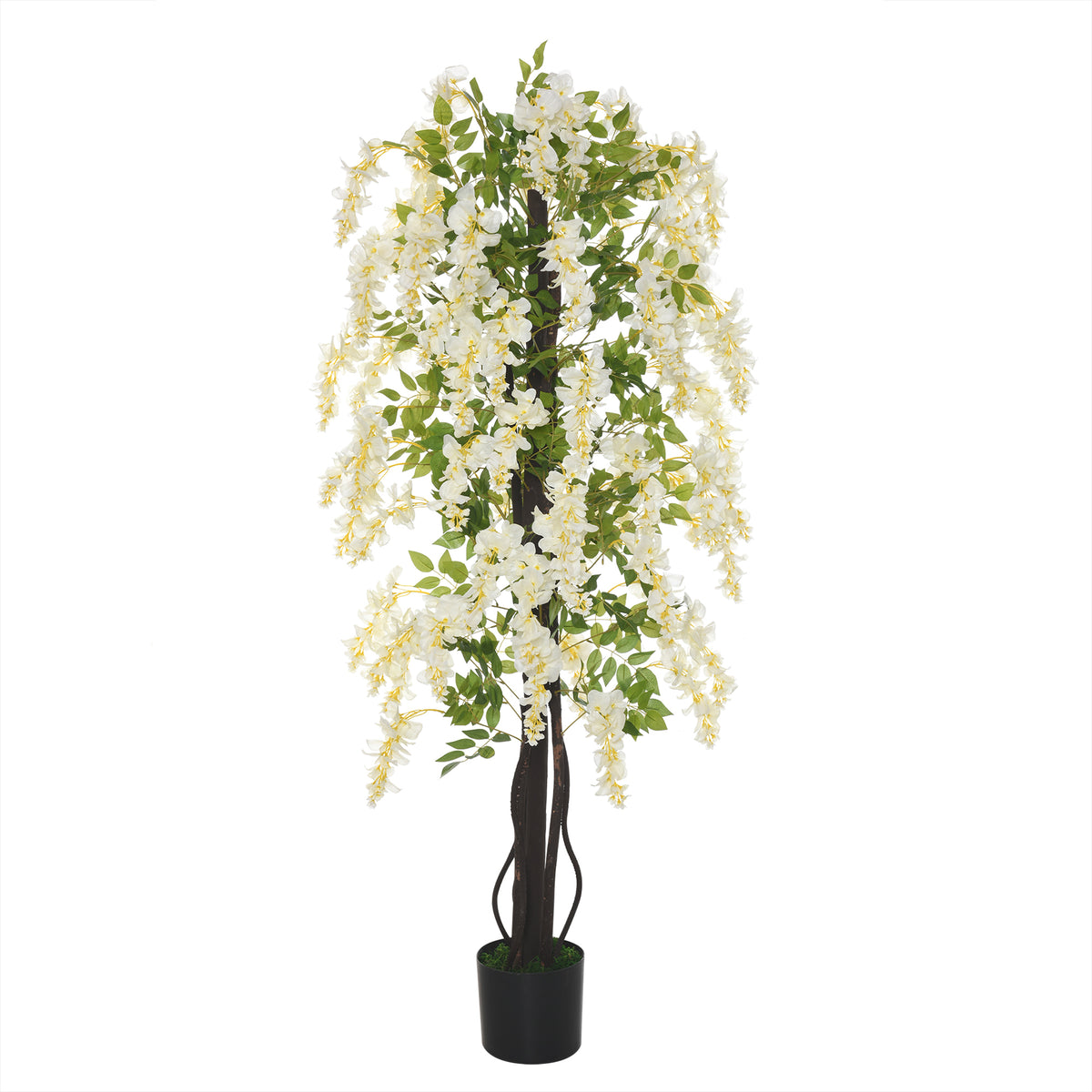 Elegante Trepadeira Artificial de Wisteria 165 cm com Flores e Folhas Realistas para Todos Os Ambientes — foto 1
