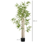 Pack 2 Bambu Artificial 1,80 m com Vaso Realista Ideal para Interiores — foto 2