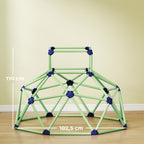 Cúpula de Escalada Infantil 183 cm Estrutura de Escalada Interior e Exterior Carga 90 kg Montagem Fácil Verde — foto 2