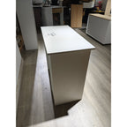 Mesa para Computador com 2 Prateleiras Abertas, 80 cm, Branco — foto 1