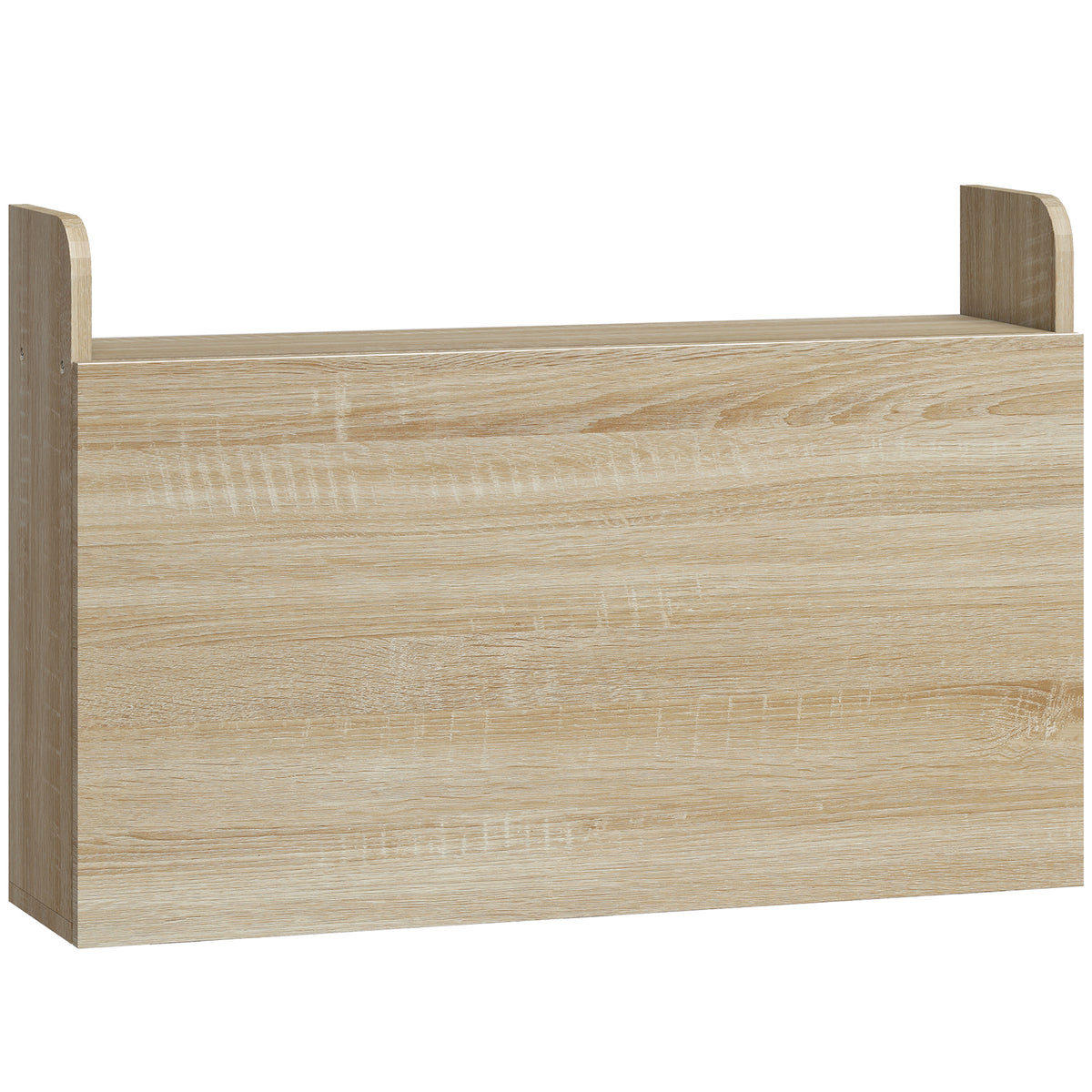 Secretária de Parede Mesa Dobrável com Prateleiras Que Economizam Espaço para Casa e Escritório 77x20x51 cm — foto 1