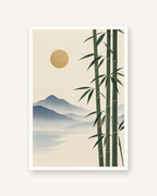 Bambu zen · Minimalista · Quadro zen — acabamento:poster
